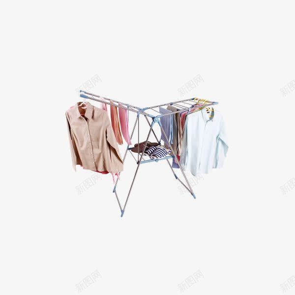 美家生活蝶形室内外不锈钢晾晒衣png免抠素材_88icon https://88icon.com 不锈钢晾晒架 产品实物 晾衣架