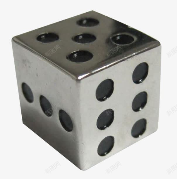 钢质掷骰子png免抠素材_88icon https://88icon.com 掷骰子 游戏 点数 色子 钢质