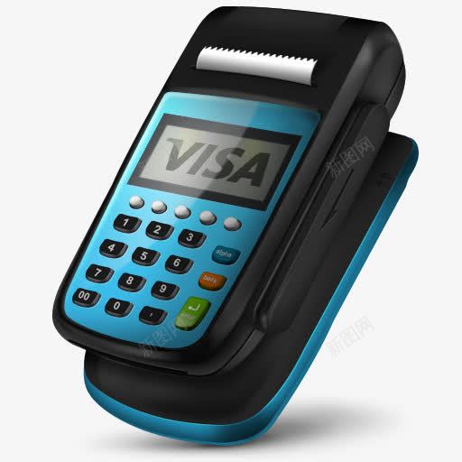 visa卡刷卡机图标png免抠素材_88icon https://88icon.com VISA pos机 扫码