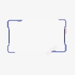 科技感线框科技风线框科技感括号高清图片
