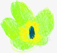 绿色花朵卡通海报png免抠素材_88icon https://88icon.com 卡通 海报 绿色 花朵