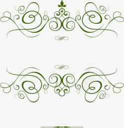 绿色创意欧式婚礼素材