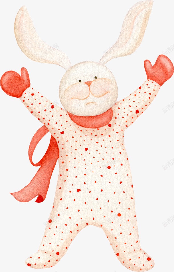 可爱的大兔子png免抠素材_88icon https://88icon.com png图形 png装饰 兔子 动物 卡通 手绘 装饰