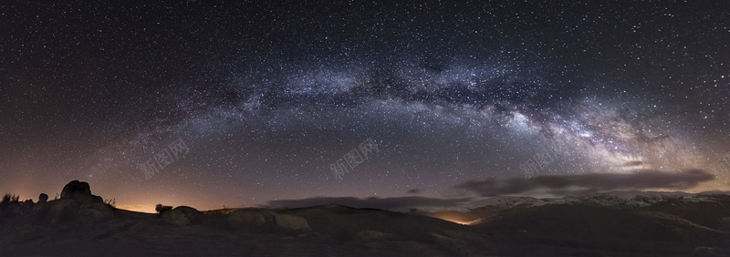 星空风景银河宏观背景