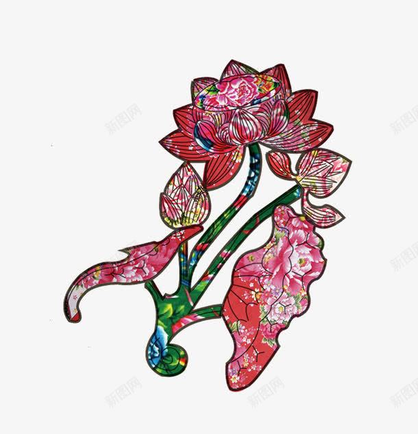 红色手绘花png免抠素材_88icon https://88icon.com 手绘荷花 红色花 荷花