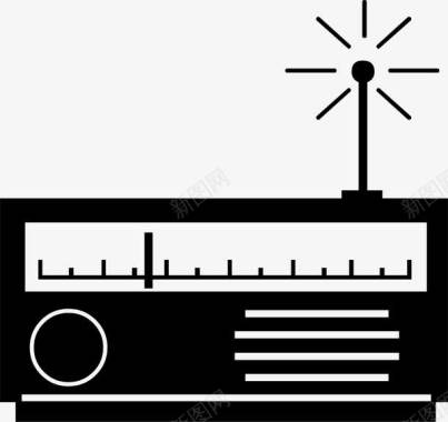 蜻蜓FM收音机元素图标图标