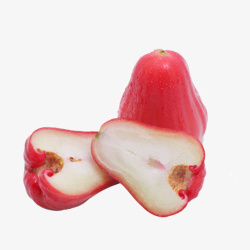 莲雾免抠水果红色雾莲营养高清图片