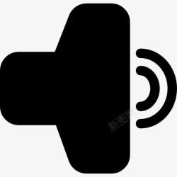 声音增加增加音量扬声器接口符号图标高清图片