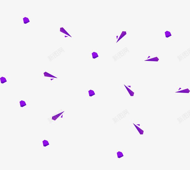 三角形圆形立体漂浮紫色png免抠素材_88icon https://88icon.com 三角形 圆形 立体漂浮 紫色