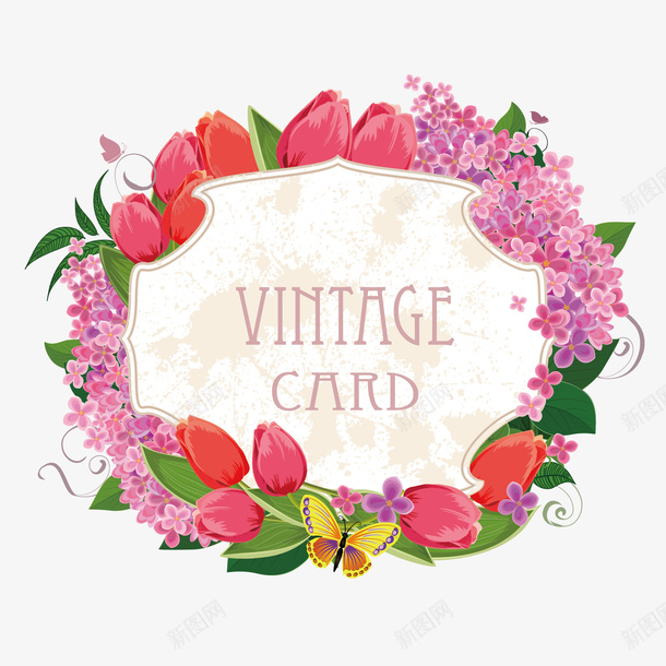 卡通花卉花环对话框矢量图ai免抠素材_88icon https://88icon.com 卡通 对话框 花卉 花环 矢量图