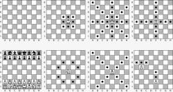 黑白国际象棋规则素材