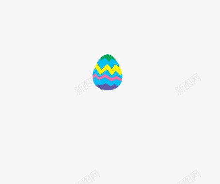 一堆彩蛋装饰图案手绘彩蛋图标图标