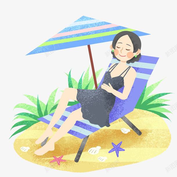 夏日海滩游玩女孩psd免抠素材_88icon https://88icon.com 夏日 女孩 海滩 游玩