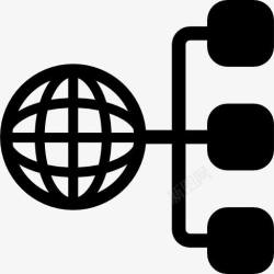 全球的服务器全球服务器图标高清图片