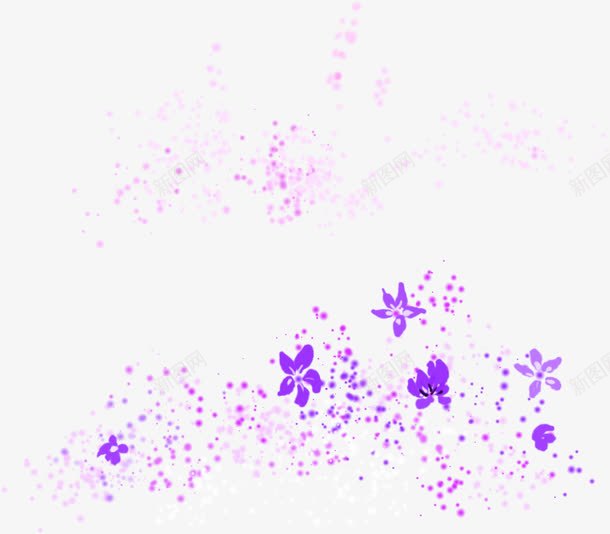 紫色梦幻漂浮花朵png免抠素材_88icon https://88icon.com 梦幻 漂浮 紫色 花朵