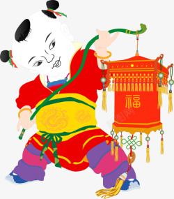中国传统喜庆春节矢量图素材