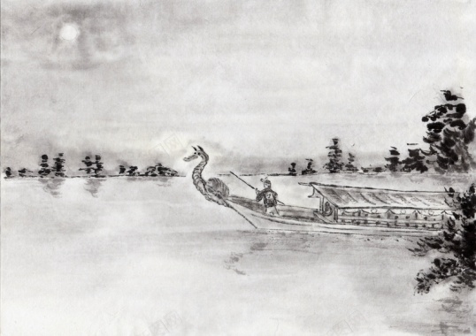 J17379水墨风景41背景