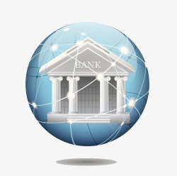 银行业图标全球银行交易图标高清图片
