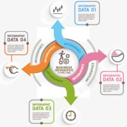 商务信息图表素材