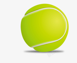 卡通手绘绿色的运动球素材