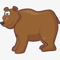 棕色熊卡通素材