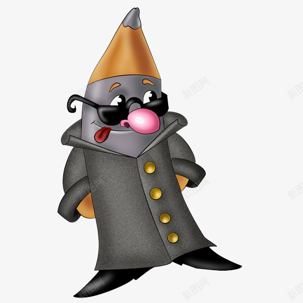 酷酷的铅笔png免抠素材_88icon https://88icon.com 卡通铅笔 有表情的铅笔 酷酷的铅笔 铅笔素材