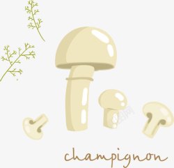 卡通手绘蔬菜素材