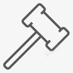 锤Outlineiconspng免抠素材_88icon https://88icon.com Hammer 锤