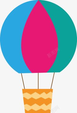 漂浮的气球矢量图素材