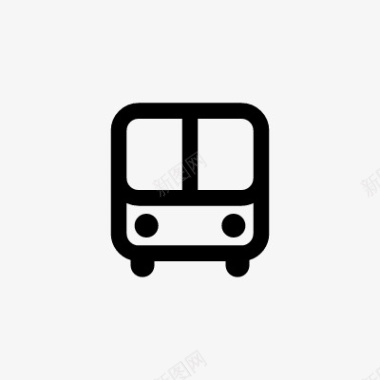公交地铁椅子公共汽车的图标图标