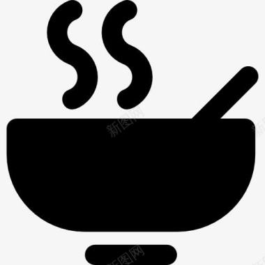 烧鸭食品汤图标图标