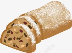 手绘卡通面包素材
