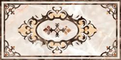 欧式棕色花纹相框装饰素材