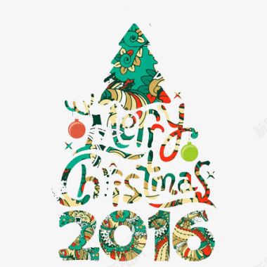 圣诞挂件装饰2016年圣诞树图标图标
