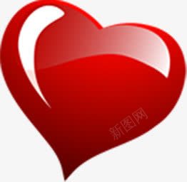 珠光红色爱心七夕png免抠素材_88icon https://88icon.com 七夕 爱心 珠光 红色