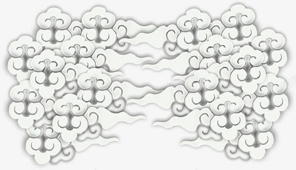 白色立体祥云云朵装饰png免抠素材_88icon https://88icon.com 云朵 白色 祥云 立体 装饰