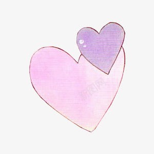 紫色唯美爱心创意png免抠素材_88icon https://88icon.com 创意 爱心 紫色