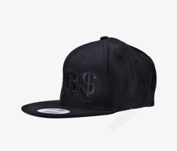 黑色棒球帽素材