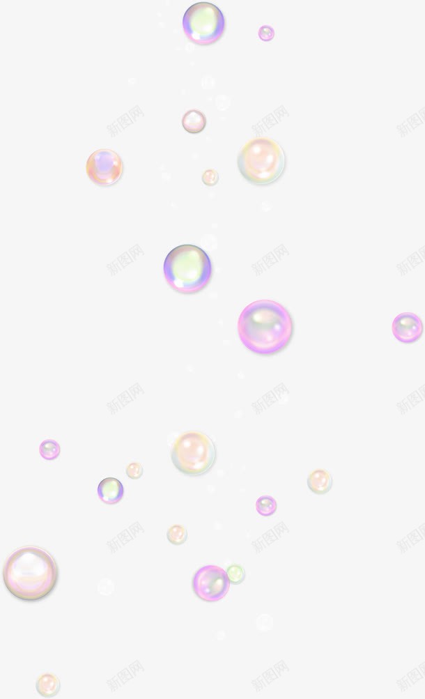 漂浮彩色气泡png免抠素材_88icon https://88icon.com 彩色气泡 气泡 漂浮气泡