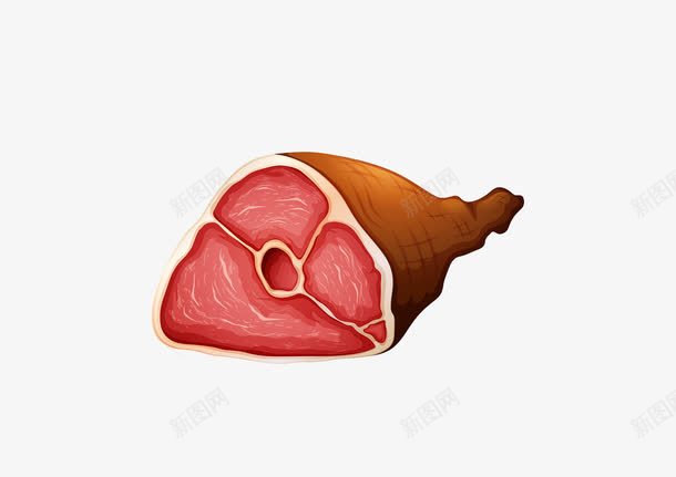 手绘猪肉psd免抠素材_88icon https://88icon.com 手绘 猪肉 蛋白 食材