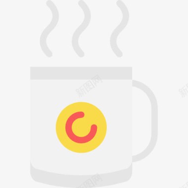 闪耀茶杯咖啡杯图标图标