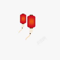 中国风灯笼装饰图案素材