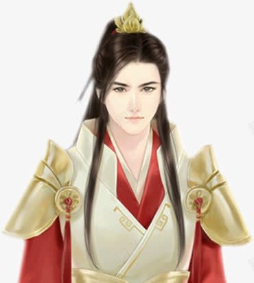 金甲武将古风手绘png免抠素材_88icon https://88icon.com 古风 手绘 武将 金甲