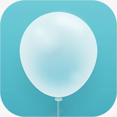 氢气球手机氢气球旅行应用图标图标