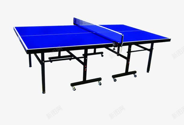 乒乓球桌图png免抠素材_88icon https://88icon.com 乒乓球台 蓝色 钢板