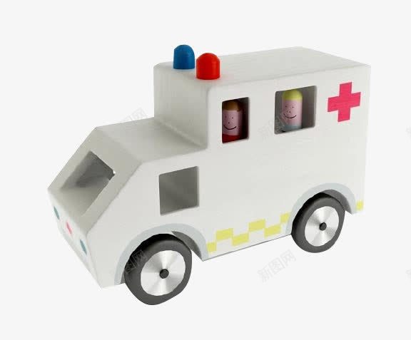 玩具救护车png免抠素材_88icon https://88icon.com 医生 玩具车 白色 职业