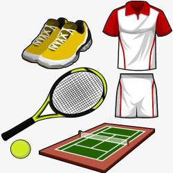 网球运动服素材