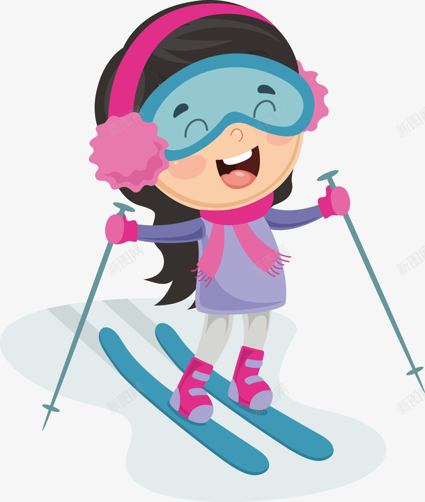 正在滑雪的女孩矢量图eps免抠素材_88icon https://88icon.com 女孩滑雪 小人 正在滑雪 滑雪 滑雪PNG 矢量图 矢量滑雪