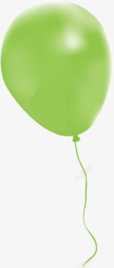 清新绿色梦幻气球素材