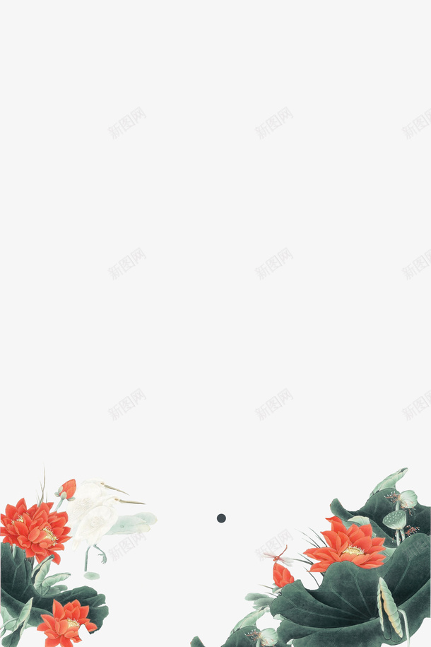 工笔画荷花荷叶psd免抠素材_88icon https://88icon.com 工笔画 竹子荷花荷叶满池塘 素材 荷叶 荷花